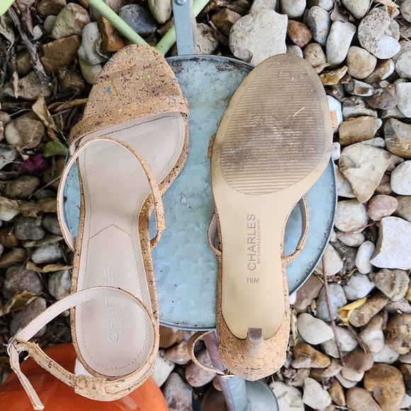 Cork multicolored heels - Picture 5 of 5